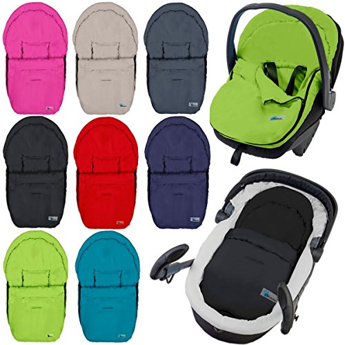 Fußsack / Sommerfußsack für Babyschale Kinderwagenschale Kinderwagen (PINK)