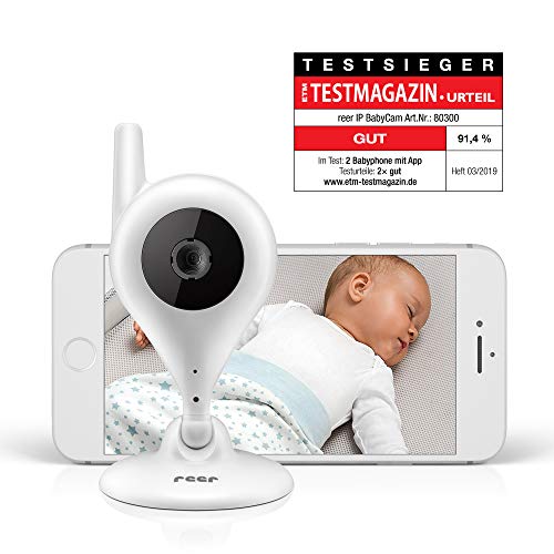 reer Video-Babyphone und IP Kamera BabyCam, einfache Einrichtung, Steuerung per kostenloser App
