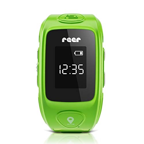 reer AngelGuard GPS-Uhr für Kinder, mit Notruf-Funktion und Telefonfunktion, OHNE Abhörfunktion