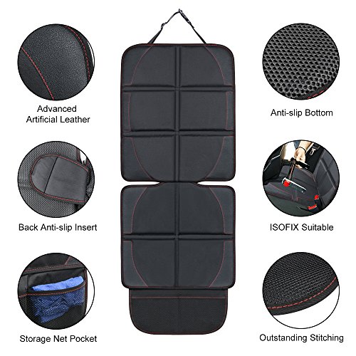 Tuxara Sitzschoner Auto 2er-Set - Kindersitzunterlage Wasserabweisend