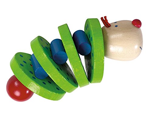 Small Foot Schiebeauto Aus Holz - 2-in-1 Greifling & Spielzeug Für Babys Ab 6 Monaten