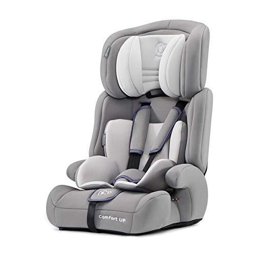 Kinderkraft Kinderautositz Comfort Up Autokindersitz Autositz Kindersitz 9-36kg Gruppe 1 2 3 ECE R44/04 geprüft 5-Punkt-Sicherheitsgurt Grau