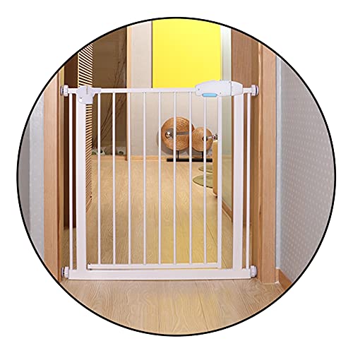 QIANDA Türgitter Treppenschutz Gitter, Extra Hoch Und Breit Sicherheitstür Durchlaufen Türen Treppen, (Color : White, Size : 156-162cm)