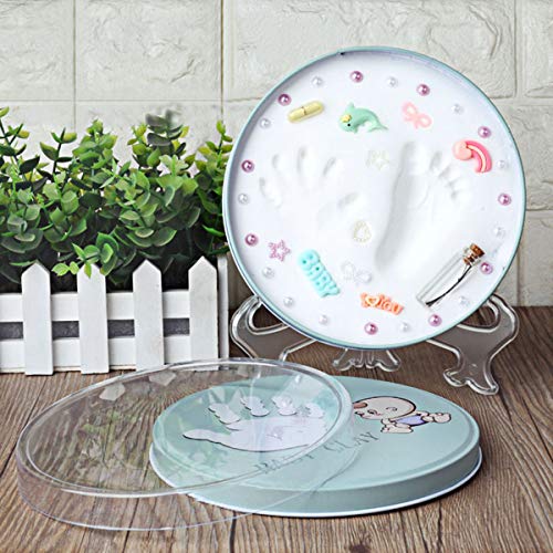 Baby Fußabdruck Set - Für Hände & Füße 0-6 Monate | 6x Ungiftige Abdrucksets | Ideal Als Geschenk
